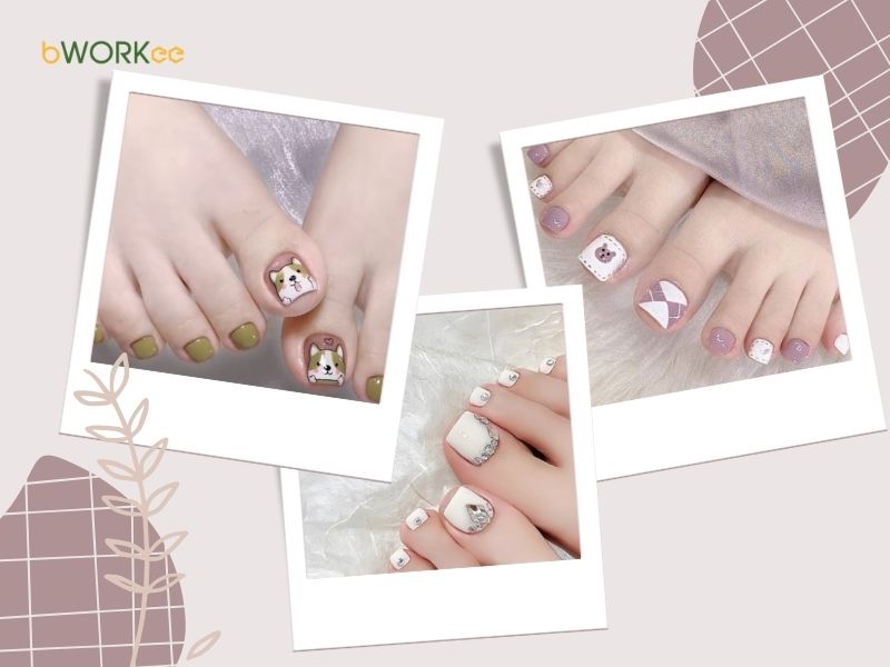 Tổng hợp mẫu nail chân đẹp cho mọi đối tượng