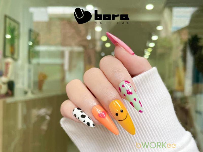 Mẫu nail tại bora