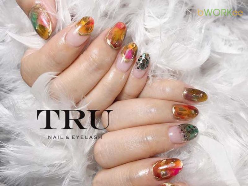 Mẫu nail tại tru