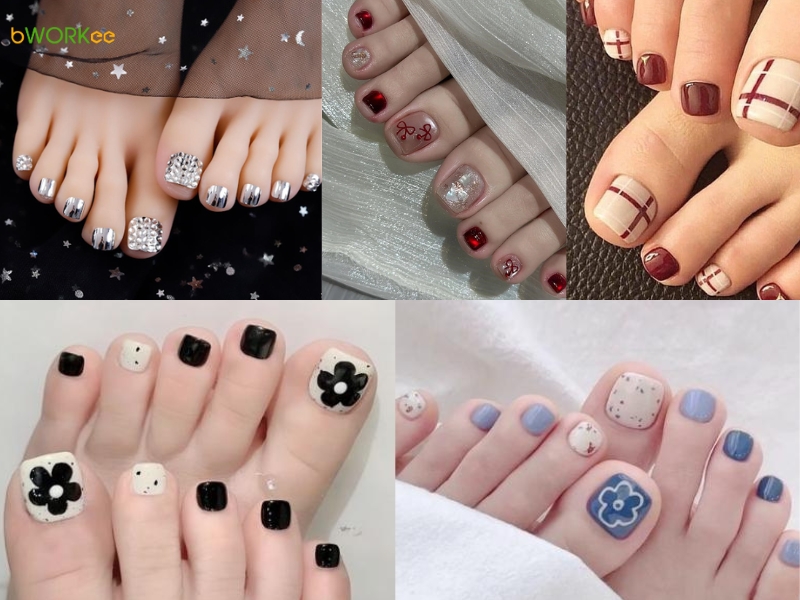 Tổng hợp mẫu móng chân đẹp cho các dịp đặc biệt