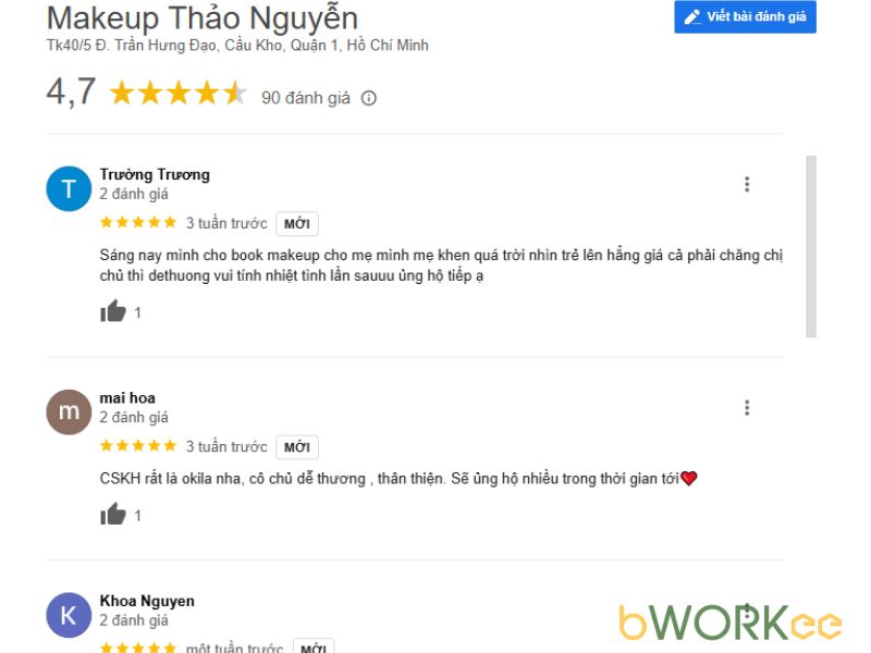 Đánh giá về Makeup Thảo Nguyễn