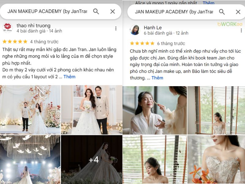 Đánh Giá Thực Tế Của Khách Hàng Về JAN MAKEUP ACADEMY