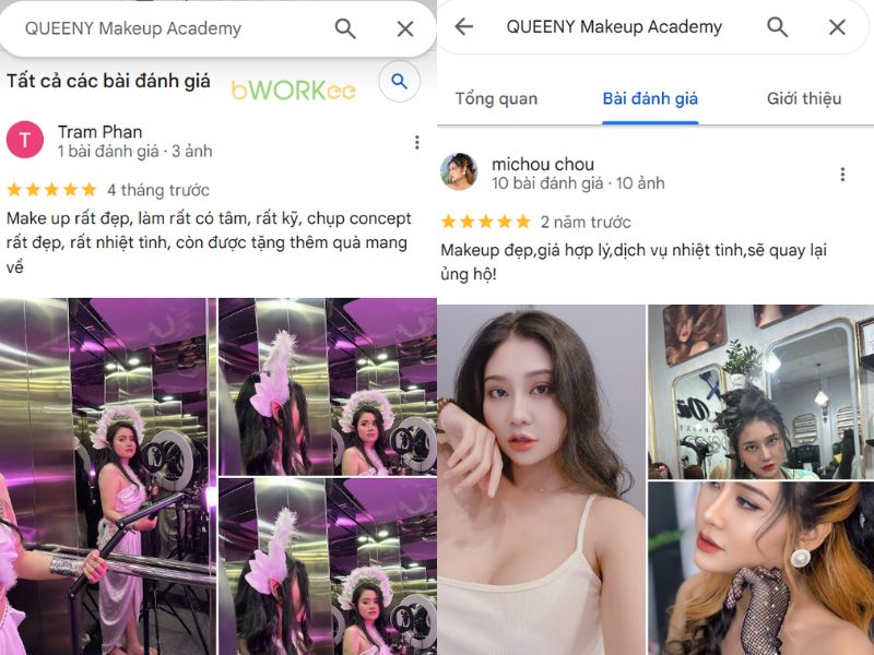 Đánh giá thực tế của khách hàng về QUEENY Makeup Academy
