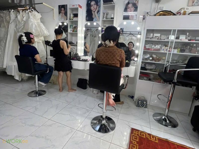 Không gian Kendy Makeup artist Quận 7: Tinh tế và ấm cúng