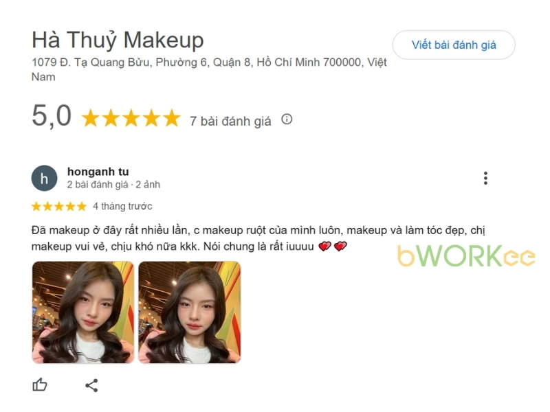 Đánh giá thực tế của khách hàng về Hà Thuỷ Makeup
