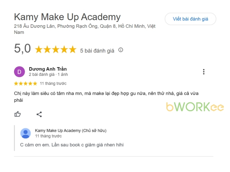 Đánh Giá Của Khách Hàng Về Kamy Make Up Academy: Những Trải Nghiệm Chân Thực