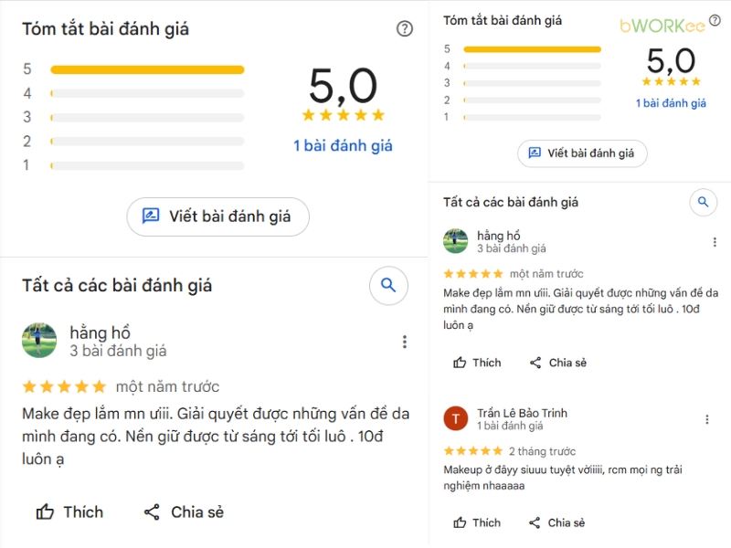 Đánh giá thực tế từ khách hàng về Quỳnh Như Makeup