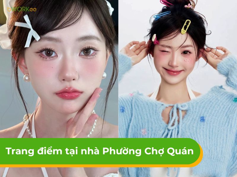 Trang điểm tại nhà phường Chợ Quán thanh lịch, tự nhiên