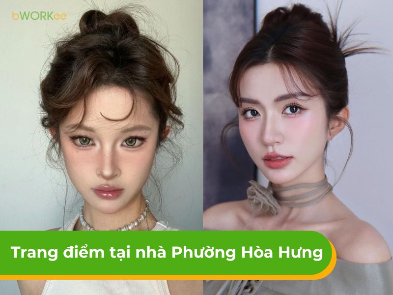 Báo giá dịch vụ trang điểm tại nhà phường Hòa Hưng uy tín