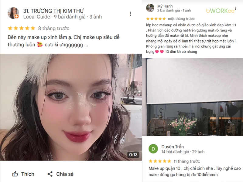 Đánh giá thực tế từ khách hàng về Kath Makeup Academy