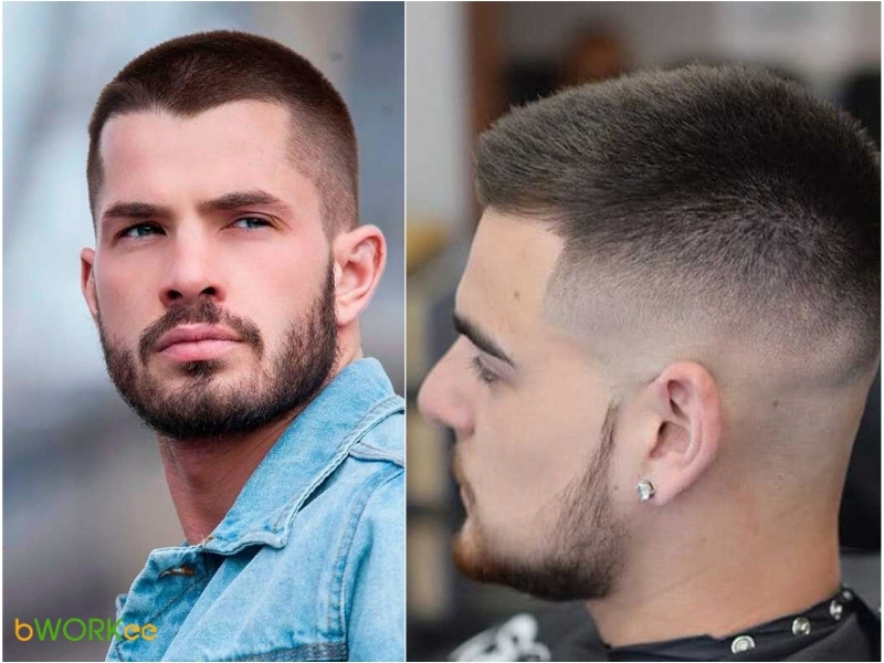 Kiểu cạo đầu trọc tại nhà (Buzz Cut)