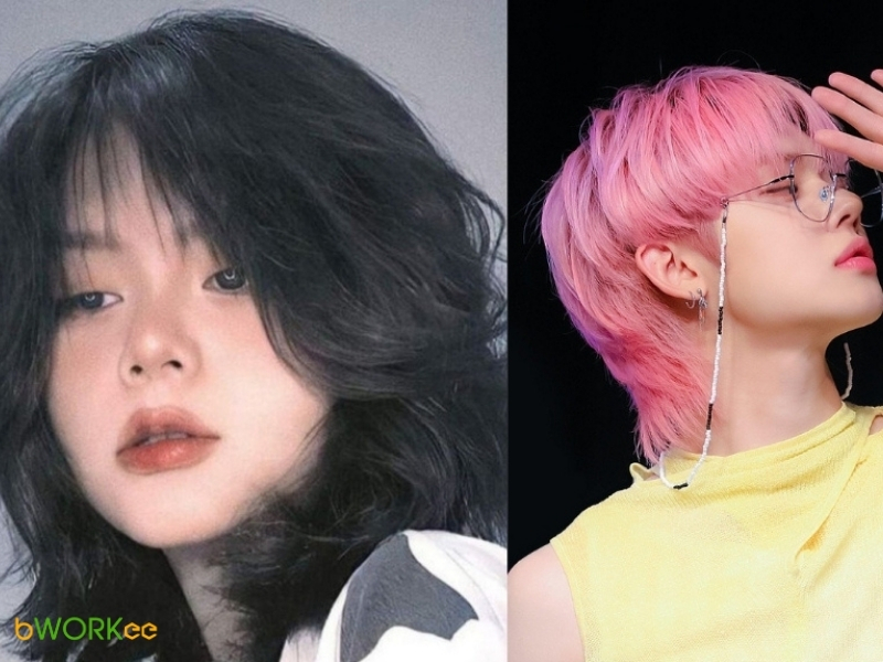 Mẫu tóc mullet tại nhà