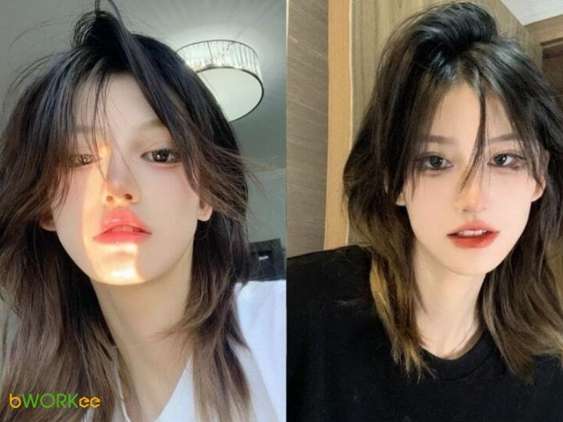 Cắt tóc layer mullet nữ tại nhà