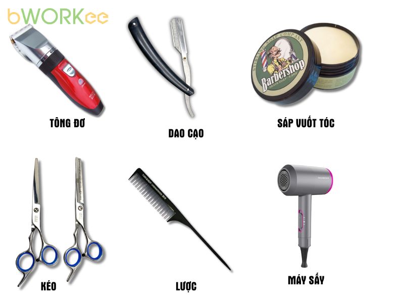 Các dụng cụ nên có khi cắt tỉa mohican tại nhà