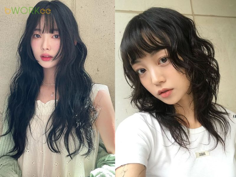 Hime uốn xoăn xù