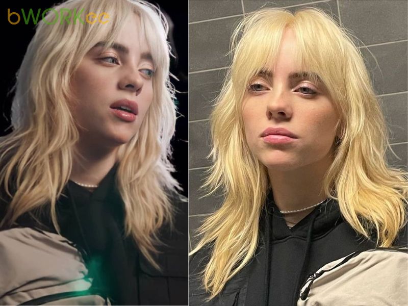 Wolf Cut kiểu Billie Eilish – Đậm chất nghệ sĩ