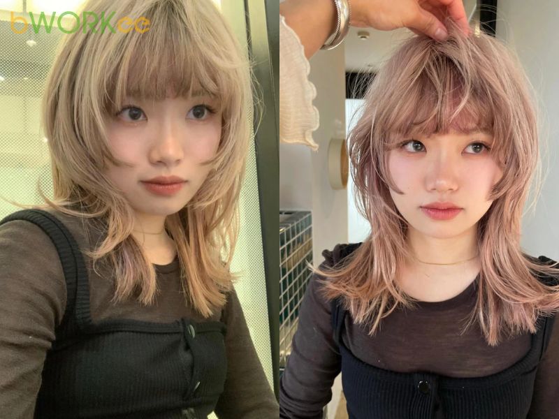 Hush Cut Cho Mặt Tròn