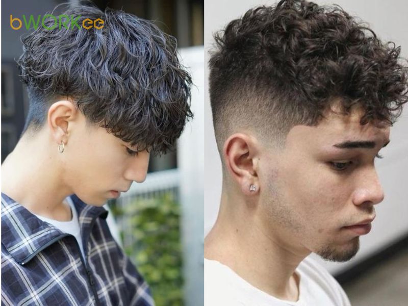 Tóc xoăn lọn nhỏ cho nam