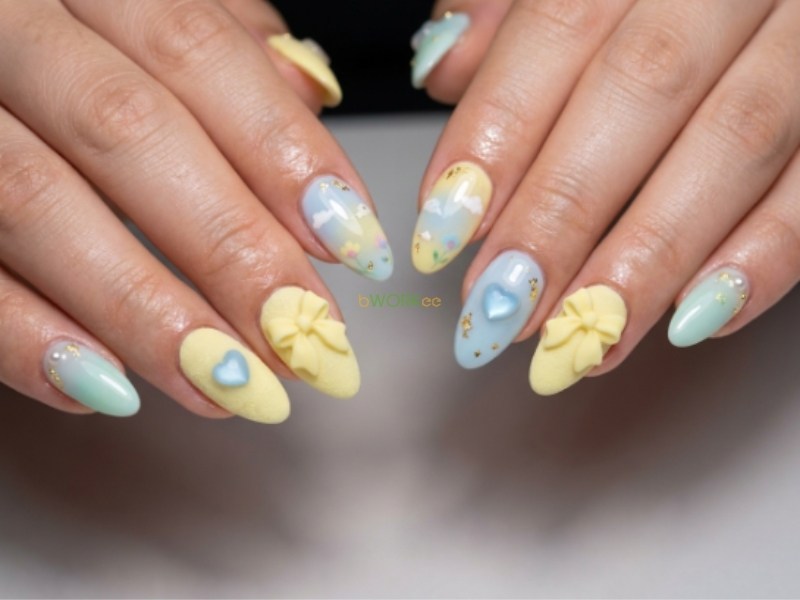Tiệm nail Huệ Hana x&atilde; Th&aacute;i Mỹ