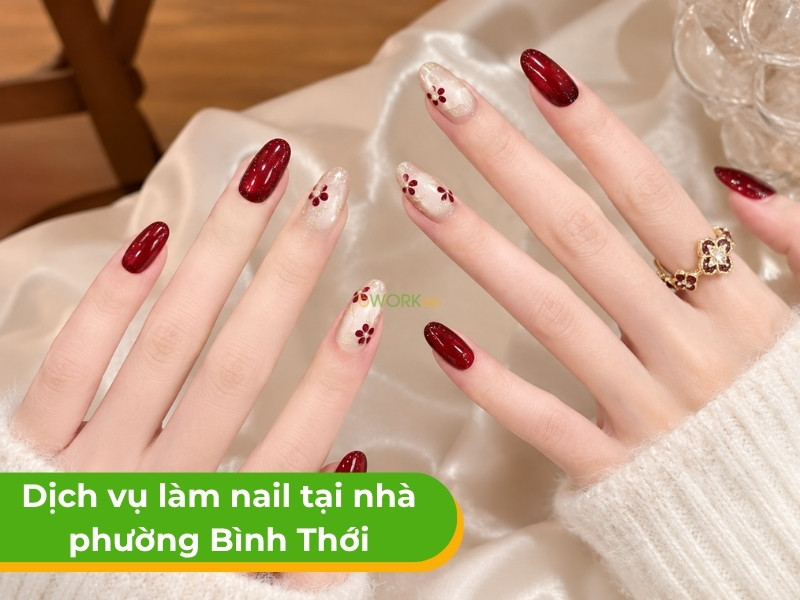 Dịch vụ làm nail tại nhà phường Bình Thới