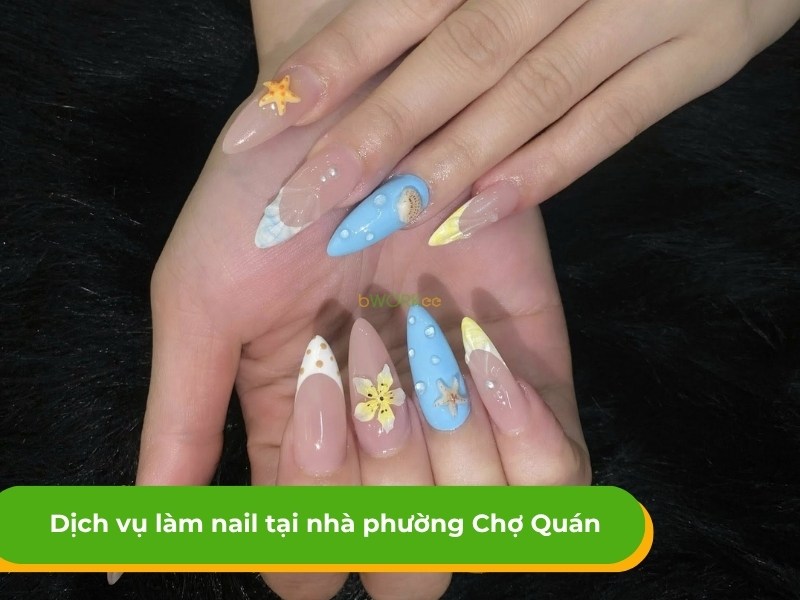 Dịch vụ làm nail tại nhà phường Chợ Quán