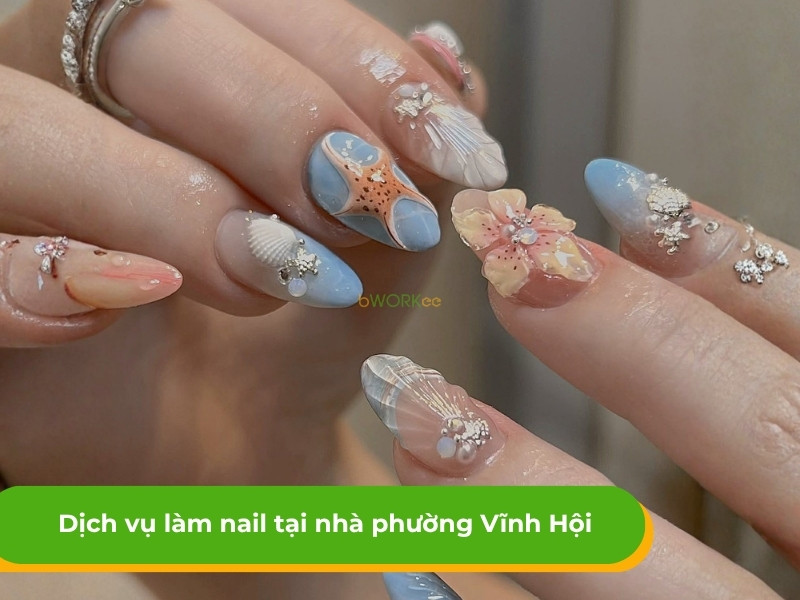 Dịch vụ làm nail tại nhà phường Vĩnh Hội
