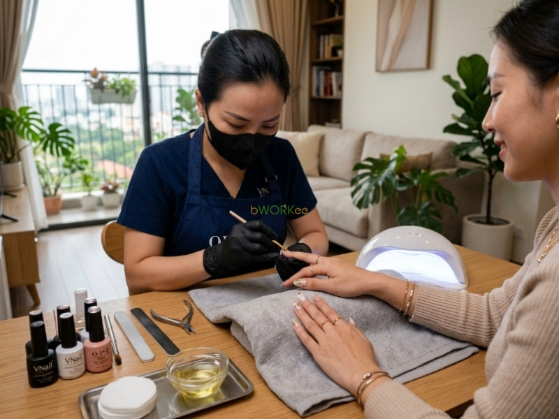 Tổng quan về dịch vụ l&agrave;m nail tận nơi phường B&igrave;nh T&acirc;y