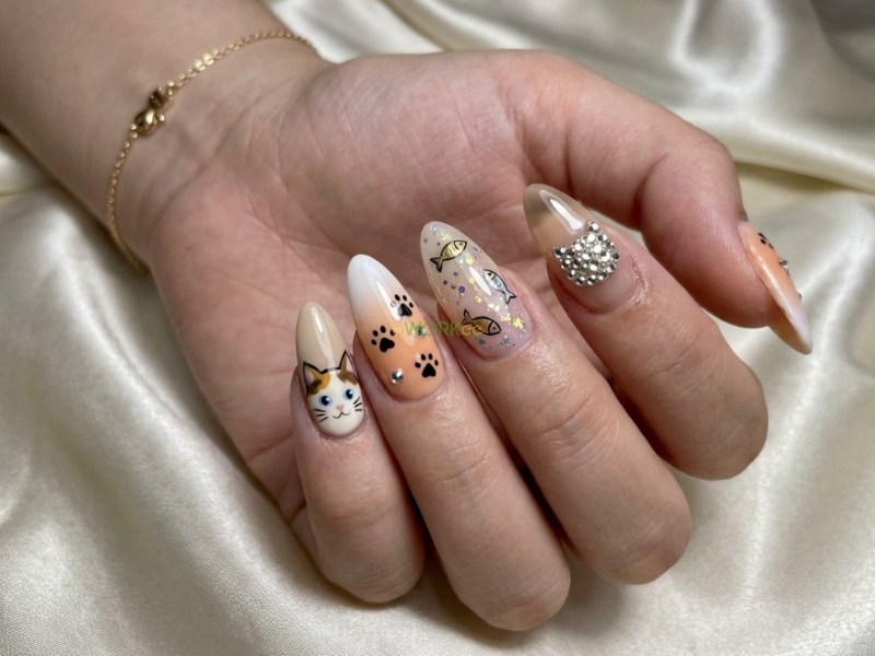 Tiệm Nails Màu Hồng Xã Tân An Hội