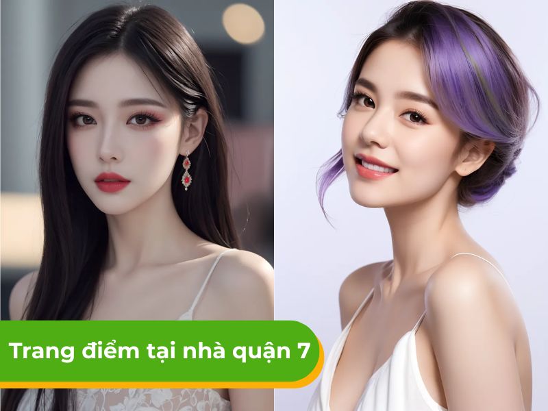 Bảng giá dịch vụ makeup trang điểm tại nhà Quận 7 uy tín HCM