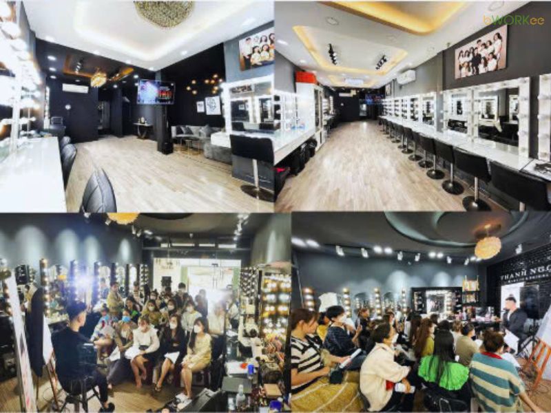 Trải nghiệm không gian make up tại Ngọc Thạch Makeup Academy