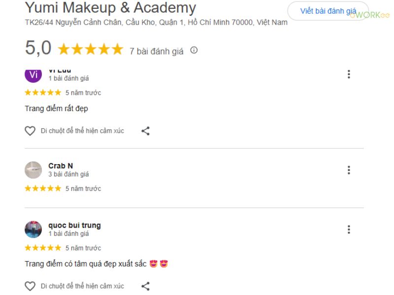 Trải nghiệm không gian làm đẹp tại Yumi Makeup & Academy