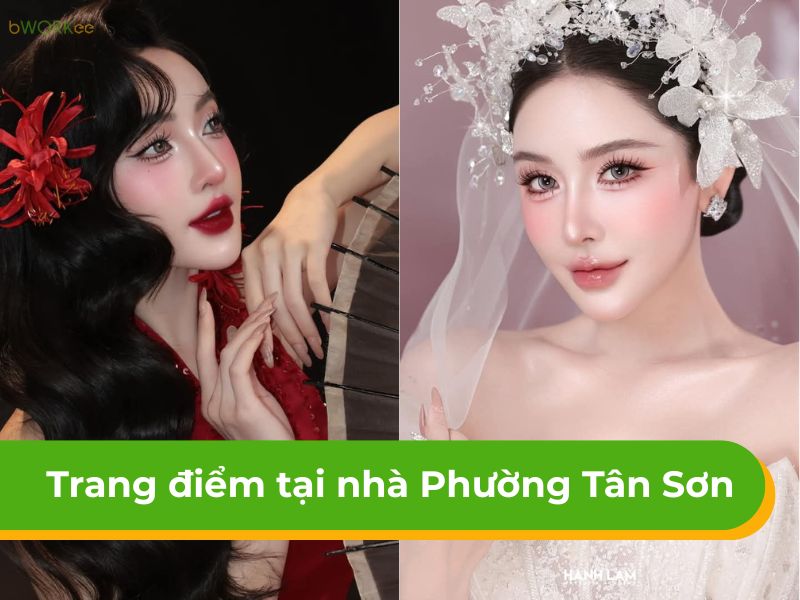 Dịch vụ trang điểm tại nhà phường Tân Sơn đẹp, giá rẻ