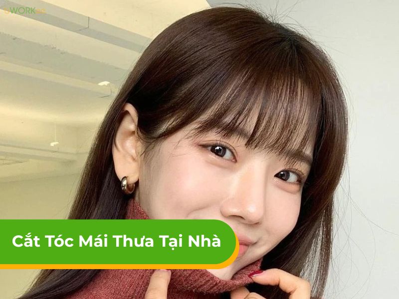 Hướng dẫn cách cắt tóc mái thưa tại nhà kiểu Hàn, Pháp siêu đẹp