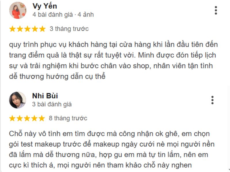 Đánh giá thực tế về Hồ Anh Trương Makeup