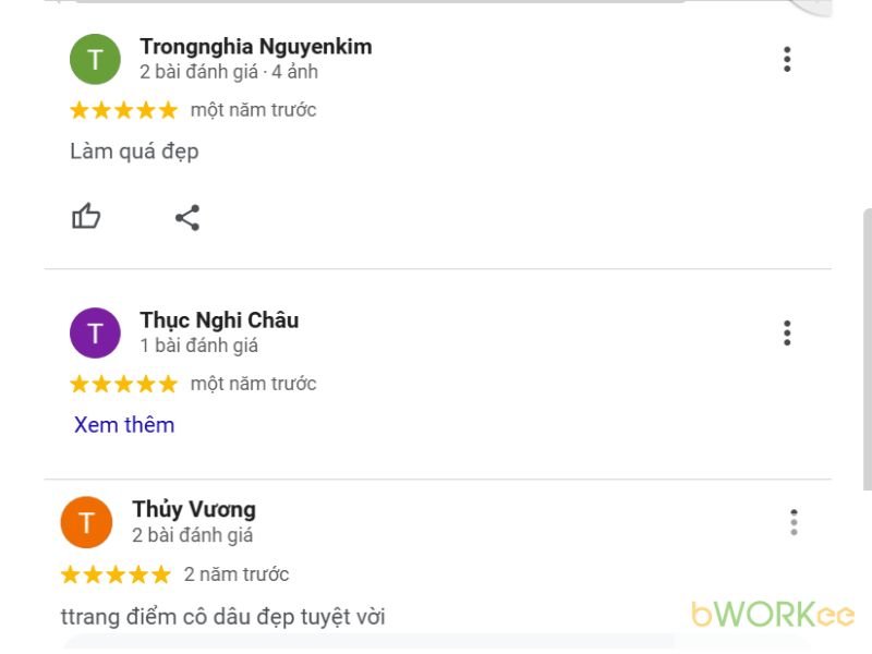 Đánh giá thực tế từ khách hàng khác tại Trâm Lê MakeUp