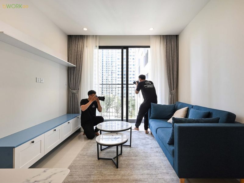 Quy tr&igrave;nh đặt dịch vụ chụp ảnh tr&ecirc;n Bworkee