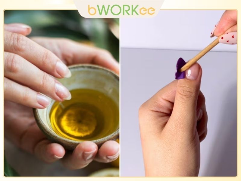 Gỡ Gel Bằng Dầu Dừa Hoặc Dầu Olive – Lành Tính Cho Móng Yếu