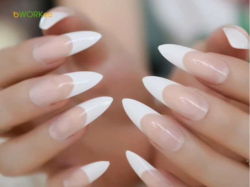 Cách cắt móng tay nhọn (Stiletto)