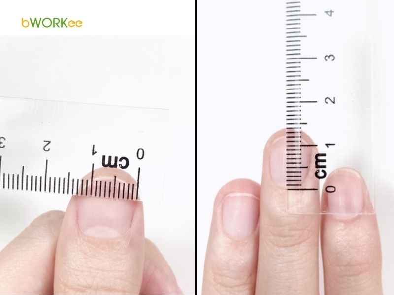 C&aacute;ch đo size m&oacute;ng tay bằng thước kẻ (thước thẳng)