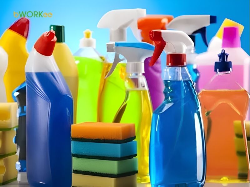 Tiếp xúc với hóa chất và chất tẩy rửa