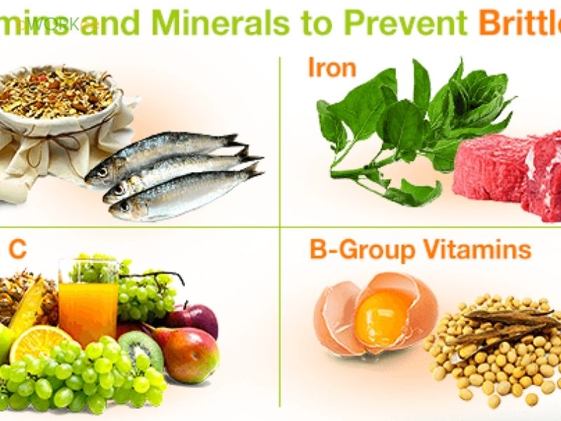 Bổ sung vitamin giúp móng chắc khỏe hơn