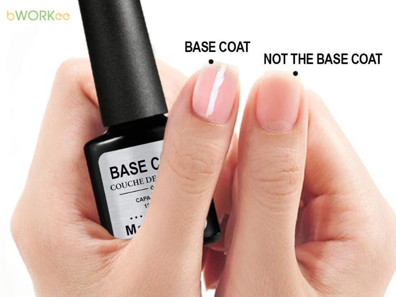 Không dùng base coat hoặc top coat