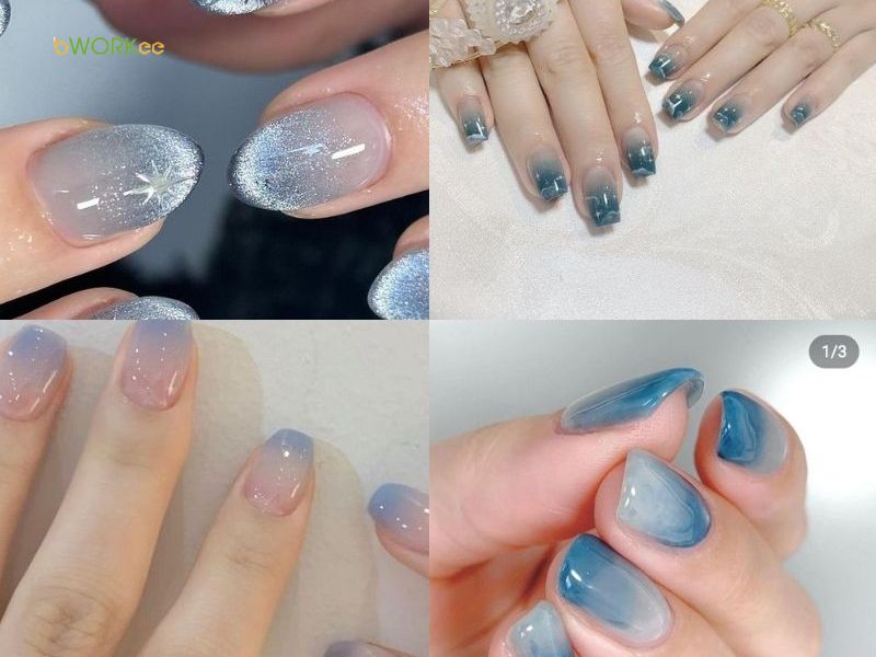 Bước 4: Phối hợp các màu sơn và thực hiện sơn ombre