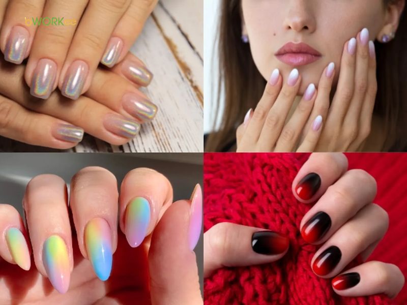 Móng Tay Màu Ombre