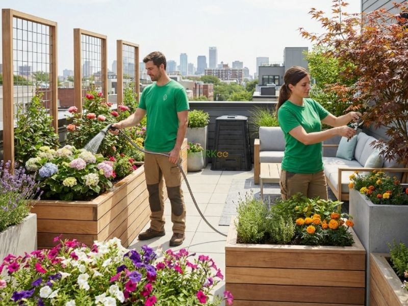 Quy tr&igrave;nh chăm s&oacute;c c&acirc;y cảnh tận nơi cho nh&agrave; ri&ecirc;ng