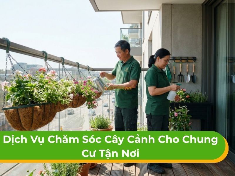 Dịch vụ chăm sóc cây cảnh cho chung cư tận nơi