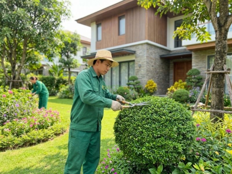 Dịch vụ chăm s&oacute;c c&acirc;y cảnh d&agrave;nh cho s&acirc;n vườn biệt thự, nh&agrave; phố l&agrave; g&igrave;
