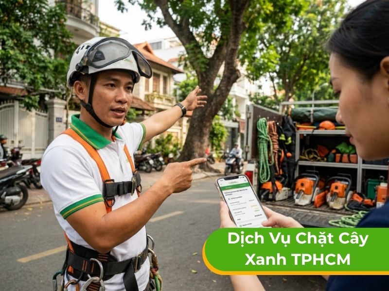 Dịch vụ chặt cây xanh TPHCM uy tín, giá tốt