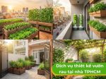 Dịch vụ thiết kế vườn rau tại nhà TPHCM trọn gói